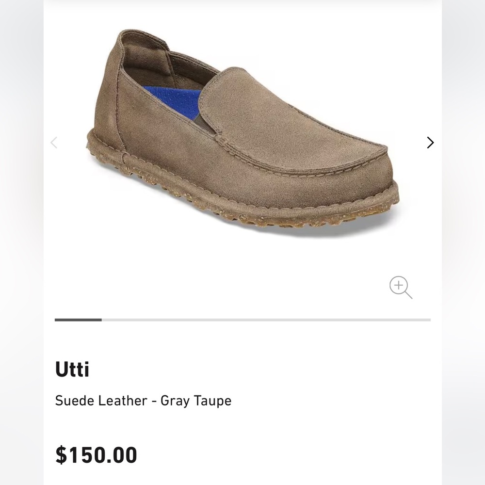 Birkenstock Tan Loafers Slip-Ons Comfortable Design